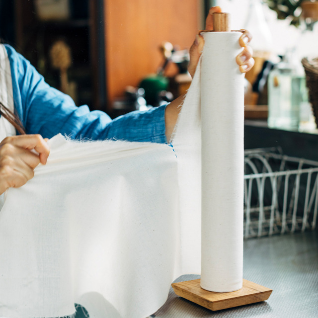 さささ 和晒のキッチンペーパー タオル ロール さらし 調理 ふきん 繰り返し使える 武田晒工場 日本製