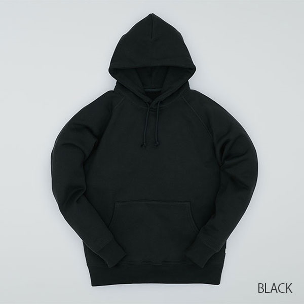 JAXAの技術を応用 スウェットプルオーバーフーディ 日本製 THE Sweat Pullover Hoodie/ブラック