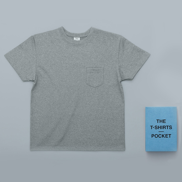 THE POCKET T-SHIRT 型崩れしにくく丈夫なTシャツ ポケット付き メンズ