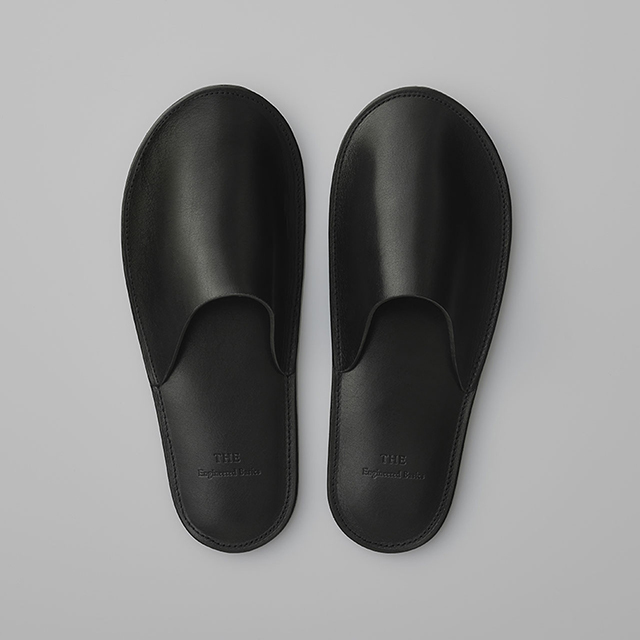 メンズ 牛革 スリッパ 室内履き ルームシューズ 日本製 The Slippers