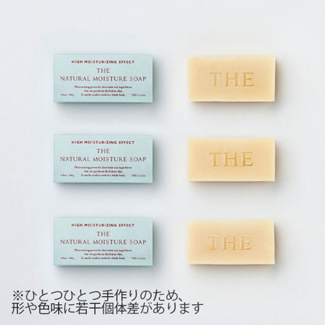 THE 洗顔 固形石鹸 赤ちゃんも使える 敏感肌にも NATURAL