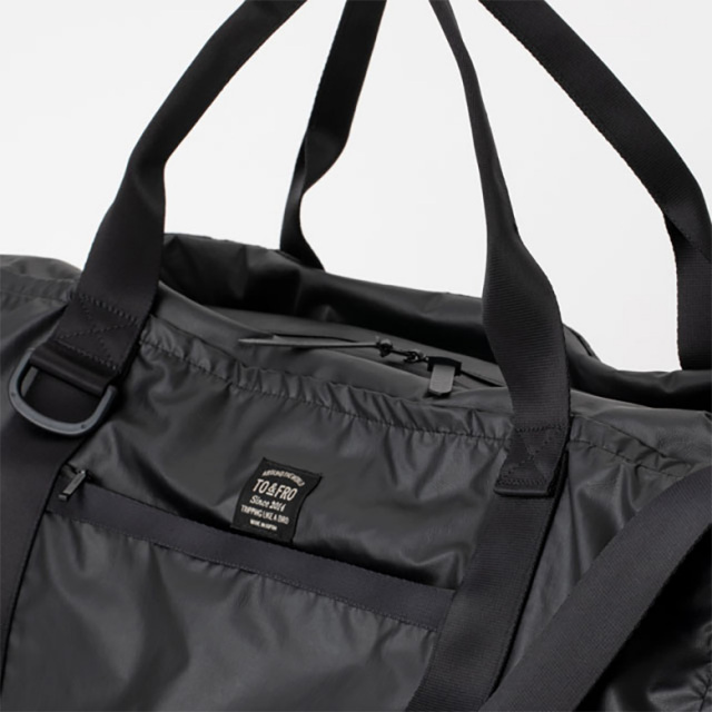 TO＆FRO レザー見え 軽量ボストンバッグ パッカブル 37L