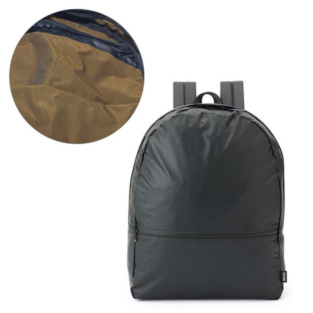 TO＆FRO レザー見え 軽量バックパック リュック パッカブル 12L