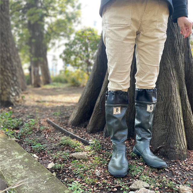 日本野鳥の会 レインブーツ 長靴