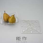 KAGO 錫100％の曲がるカゴ 能作 NOUSAKU