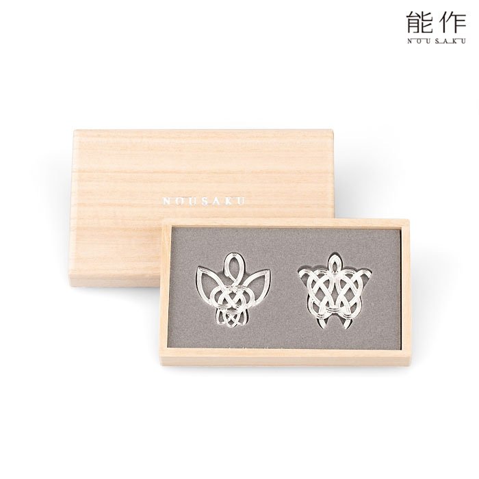 能作 錫の箸置き 鶴亀 ギフト 縁起物 贈り物 内祝い 結婚祝い 引き出物