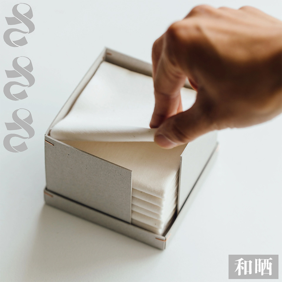 さささ 和晒のキッチンペーパー スクエア タオル さらし 調理 ふきん 繰り返し使える 武田晒工場 日本製