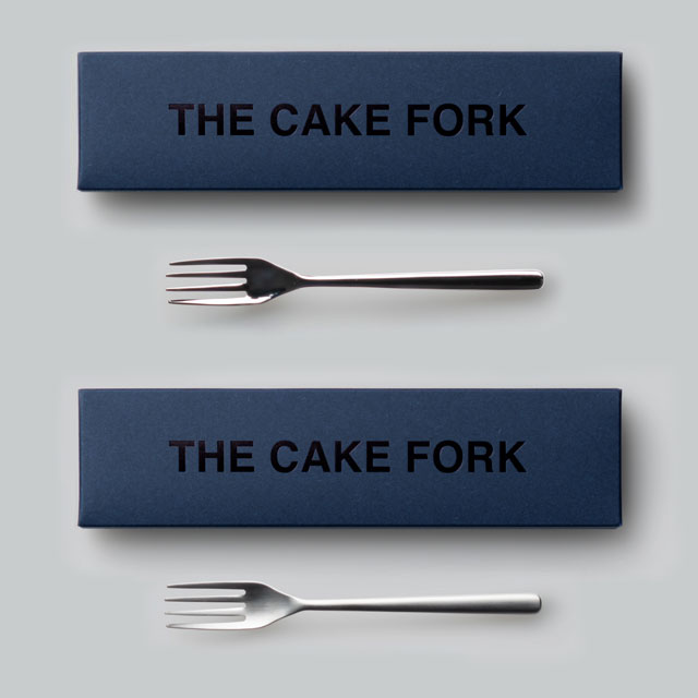 THE ケーキフォーク ギフトボックス入り 日本製 おしゃれ シンプル 贈り物 プレゼント 新潟県 THE CAKE FORK Gift box