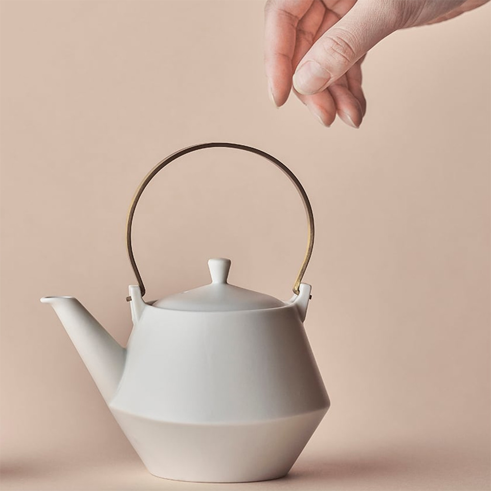 おしゃれな土瓶 急須 煎茶2杯分 美濃焼 Frustum ミニ 晋山窯ヤマツ