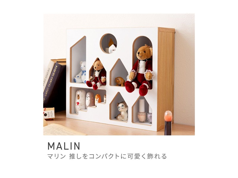 コレクションラック 卓上 アクスタ ケース 北欧テイスト 推し活 グッズ 棚 収納