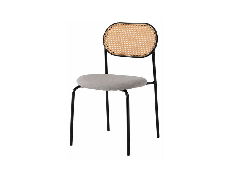 ダイニングチェア スタイリッシュ 椅子 イス ラタン調 完成品 固定脚 Aurelo