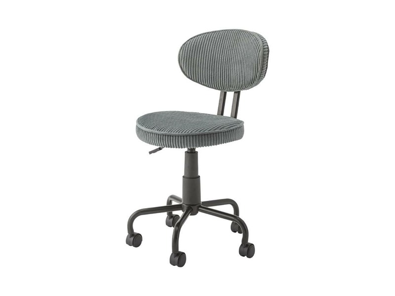 デスクチェア スタイリッシュ 北欧テイスト チェア 椅子 いす イス オフィスチェア 肘なし コーデュロイ ALVA