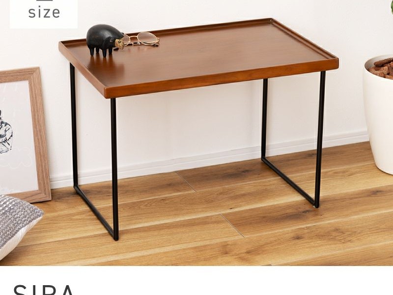 ミニテーブル サイドテーブル ナイト スタイリッシュ ベーシック モダンテイスト 和モダン SIRA