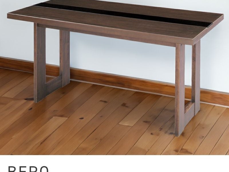 ダイニングテーブル 食卓テーブル 幅150cm ガラス モダンテイスト ブラウン 木目調  BERO