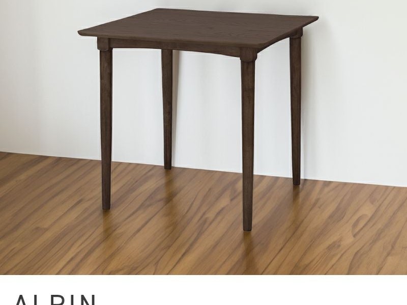ダイニングテーブル テーブル 食卓机 スタイリッシュ 北欧テイスト ベーシック 2人用 ALRIN