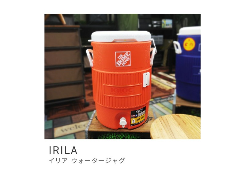 ウォータージャグ 給水器 5ガロン 18.9L アウトドア キャンプ IRILA