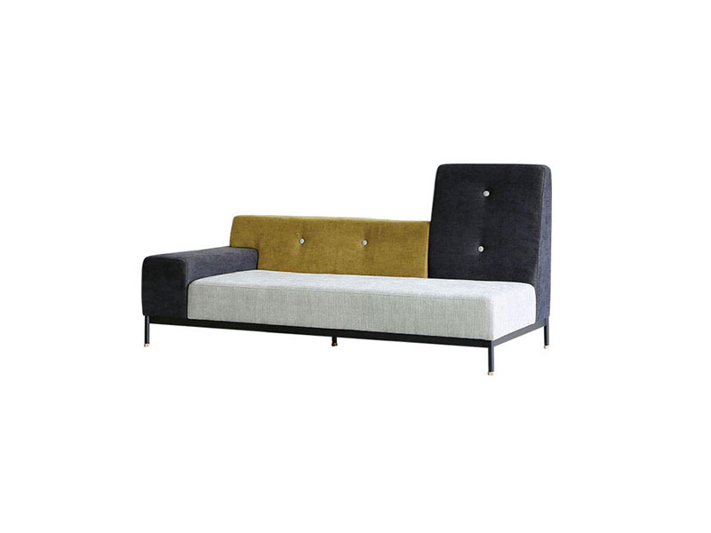 テット 2.5人掛けソファ 右肘 カラフル