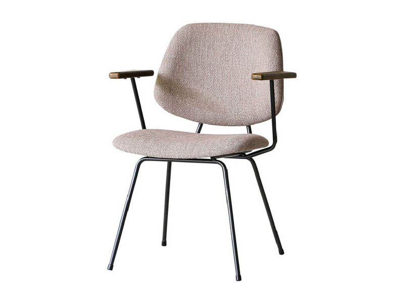 アボック ダイニングチェア 肘付 ベージュ