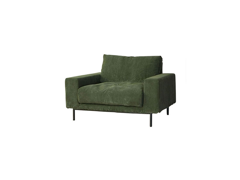 （受注生産品）プルート 1人掛けソファ オリーブグリーン