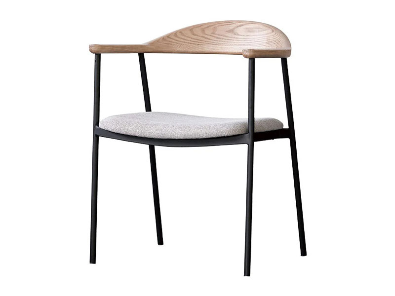 シーブ ダイニングチェア LBR イージークリーンライトグレー