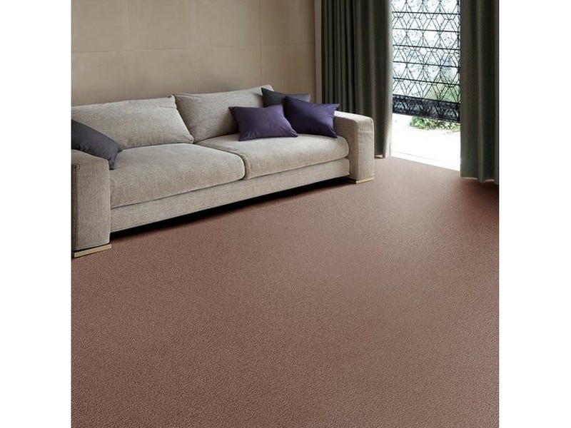 落ち着いたカラーのループカーペット