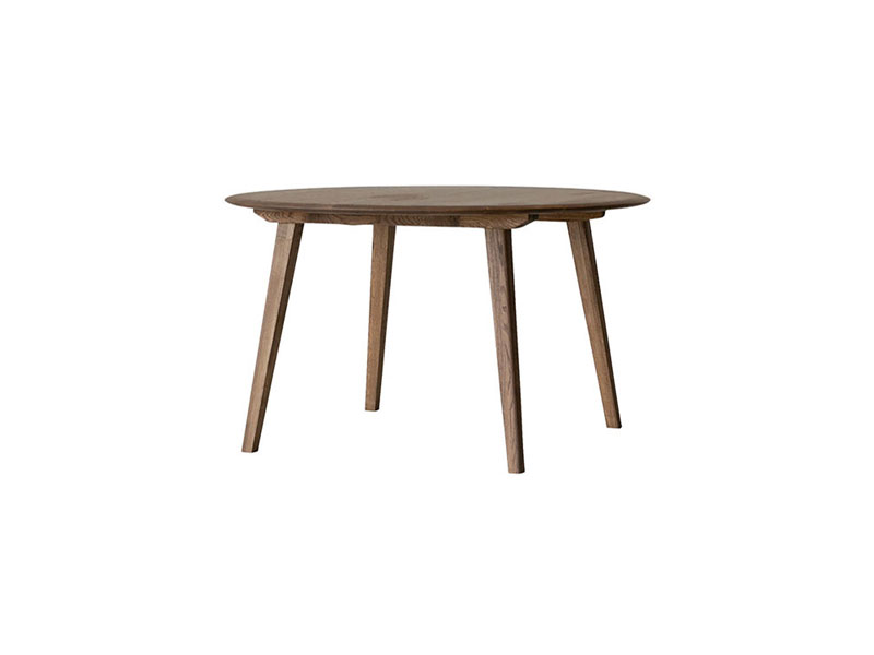 デッケ ダイニングテーブル 123cm 丸天板 WF-2《大型商品》WF-2