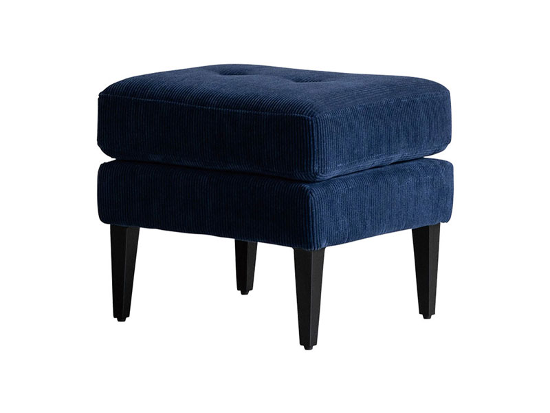 グレス ソファ 専用スツール Sサイズ コーデュロイ ネイビーブルー（受注生産）