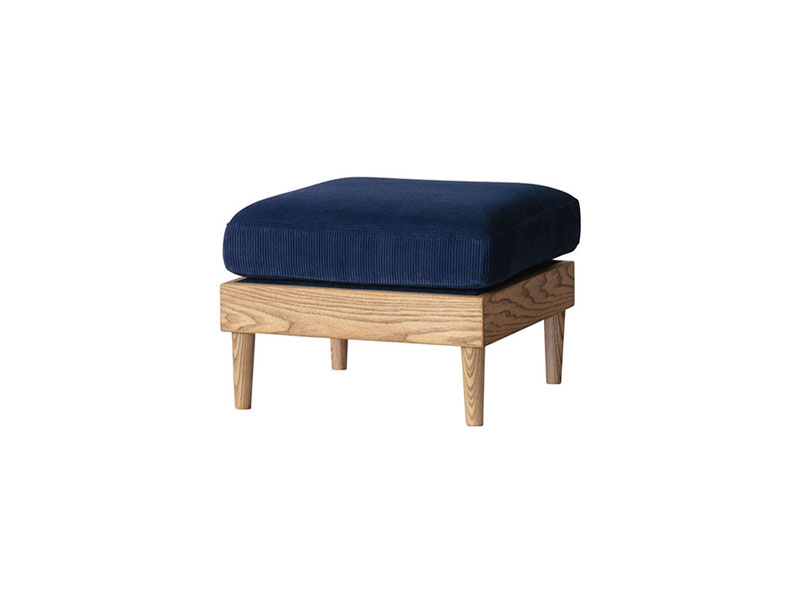 フリート スツール コーデュロイ ネイビーブルー（受注生産品）