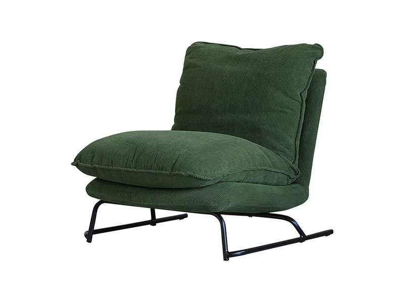 ジョブ 1人掛け リクライニング ソファ コーデュロイオリーブグリーン