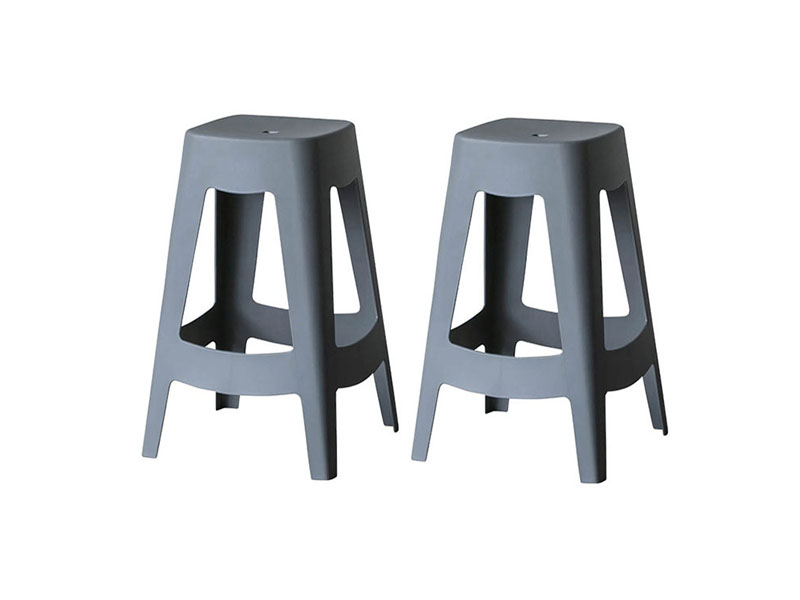 ワオ スツール ハイタイプ グレー