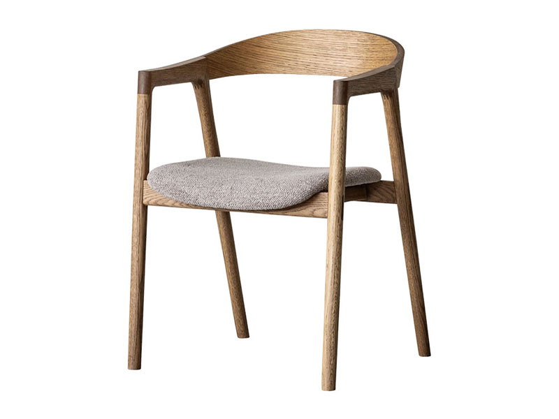 ボーンチェア ライトブラウン/TIME ベージュ