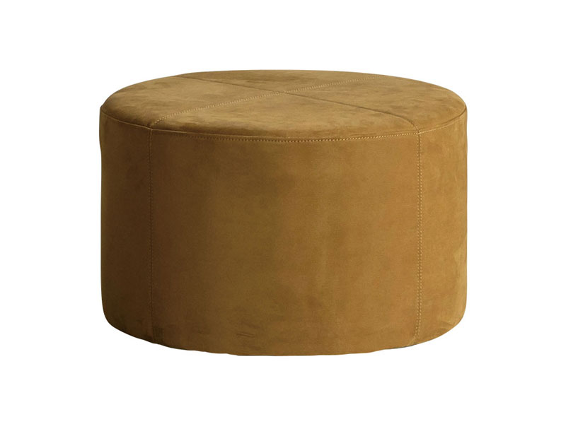 ドット スツール 60cm スエード イエロー