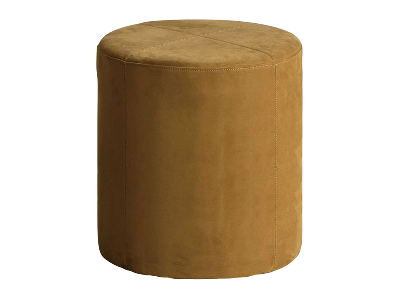 ドット スツール 40cm スエード イエロー