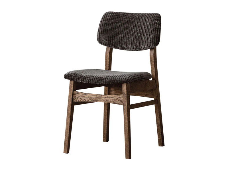 パッド ダイニングチェア WF-2 ジャガード スモークブラック