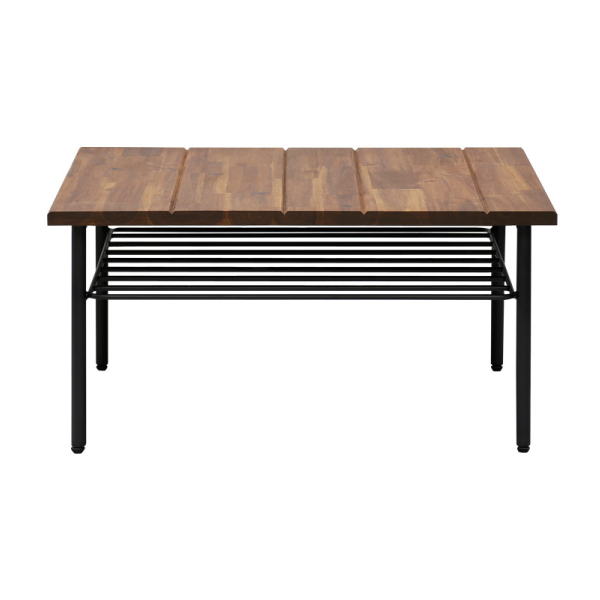 カフェ風デザインでかっこいい スチール製のリビングテーブル 幅70cm デザイン家具ドットコム