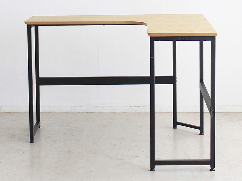 (送料無料)モダン コーナーデスク DY 幅134 ナチュラル