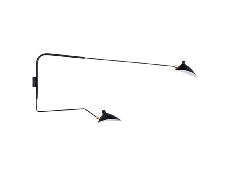 【受注生産品　納期3～4ヶ月】＜セルジュ・ムーユ＞ アプリク ミュラル ドゥ ブラ ピヴォタン ウォールライト 2アーム