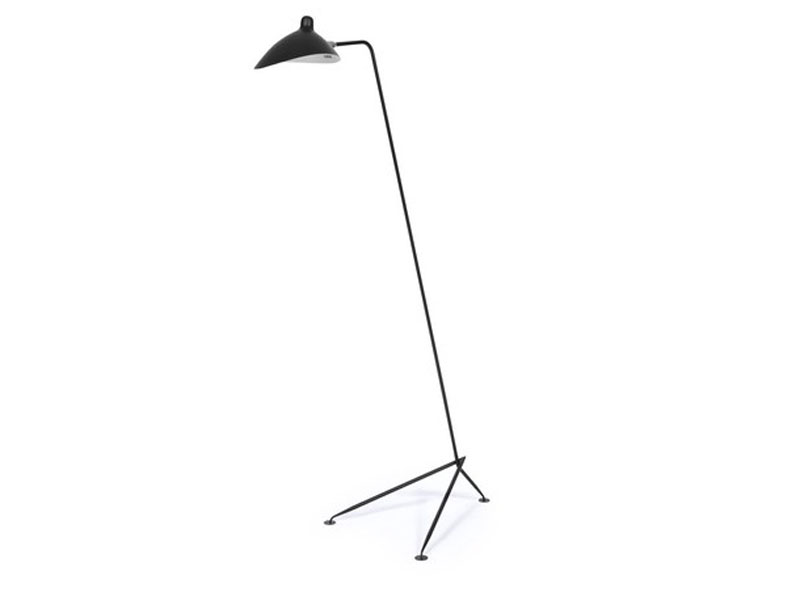 ＜セルジュ・ムーユ＞ ランパデール アン ルミエール フロアスタンド ブラック