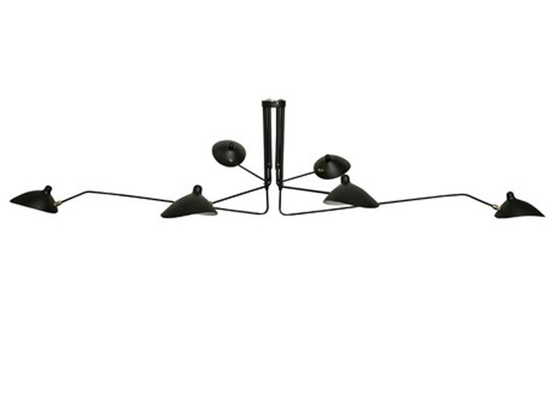 ＜セルジュ・ムーユ＞ SUSPENSION 6 BRAS PIVOTANTS ペンダントライト (6灯タイプ)