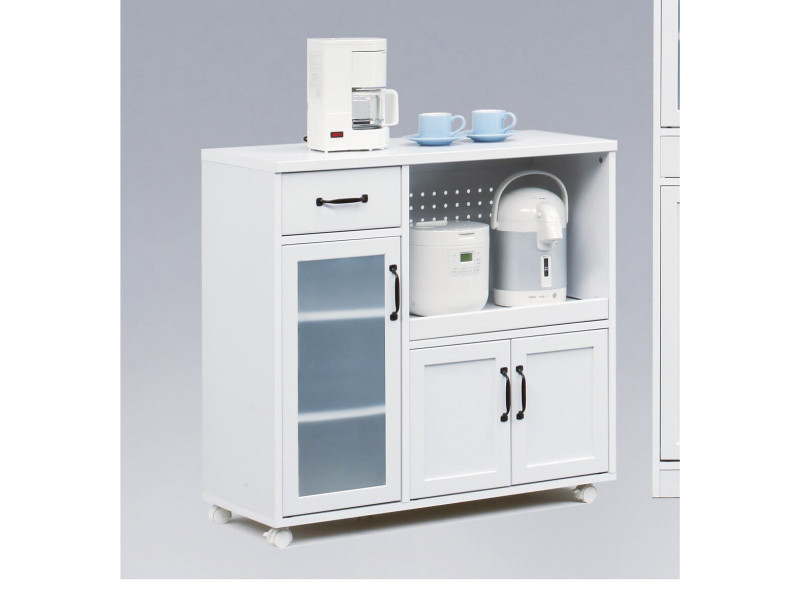 (送料無料)　お部屋が広く見えるWH家具シリーズ 組立家具/キッチンカウンター　ユリアンII