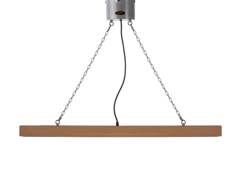 【ウッドブロックレール】ペンダントタイプのライティングレールウォールナット