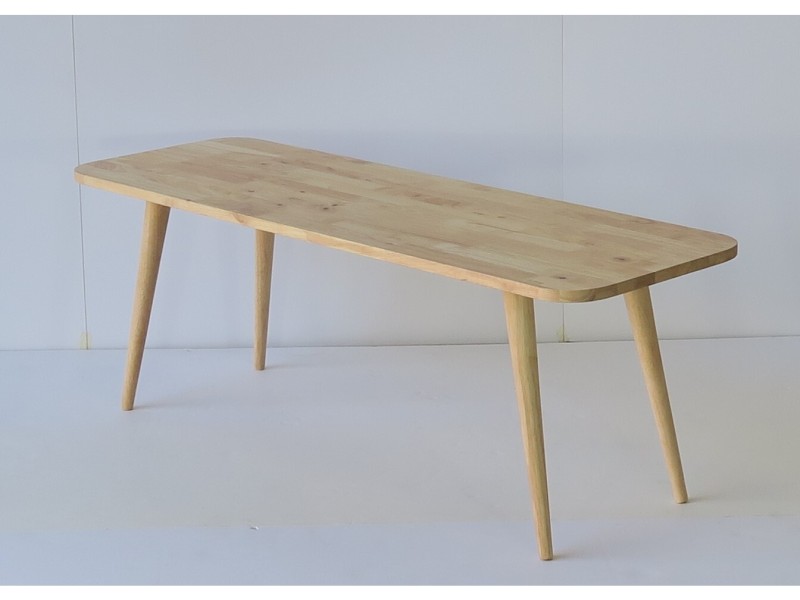(送料無料)　天然木をふんだんに使ったナチュラルシリーズ 組立家具/NATURAL SIGNATURE 120ローテーブル