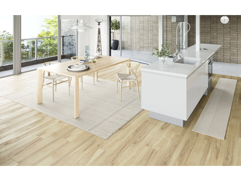 丸洗いできる ダイニングラグ