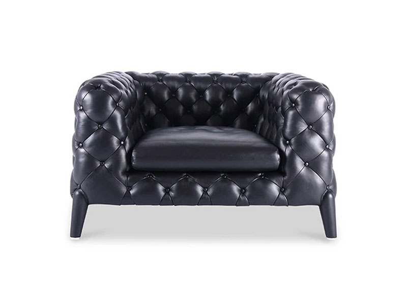 (受注生産品）　ウィンザーソファ 1P　セミアニリン