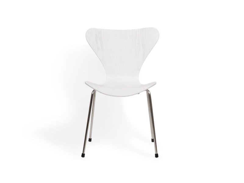 (送料無料) S プライウッドチェア アッシュ ホワイト塗装