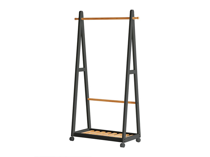 (送料無料)木の質感を活かしたツートン仕様のハンガー