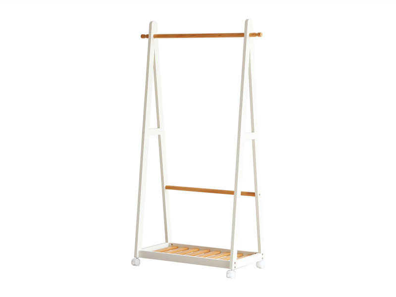 (送料無料)木の質感を活かしたツートン仕様のハンガー