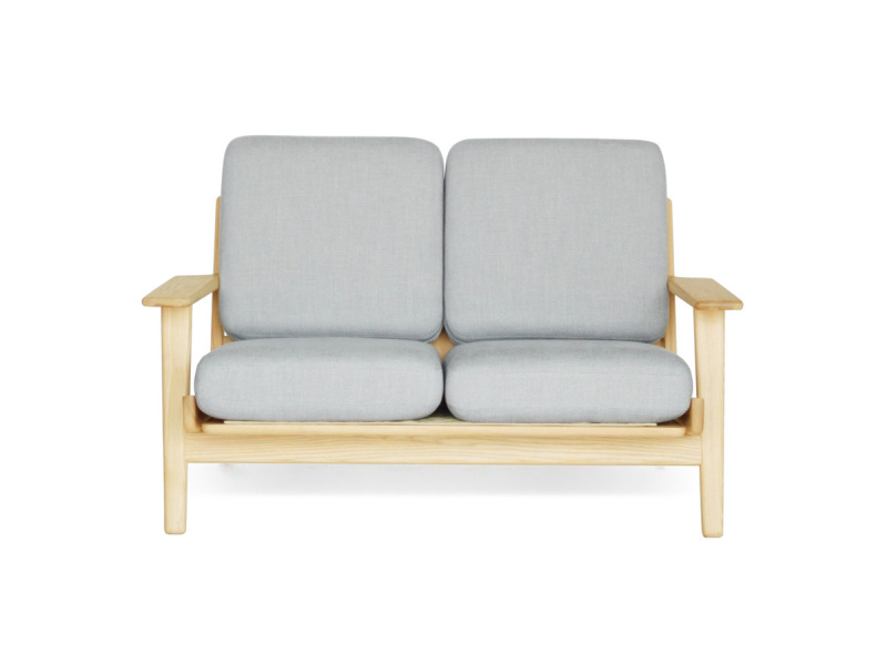 (送料無料) GE290 ソファ 2人掛け アッシュ