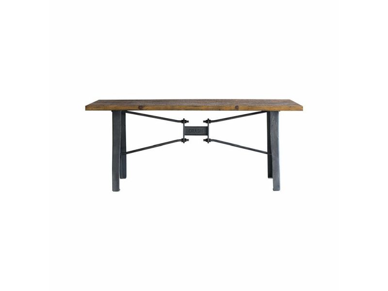 クランキー ダイニングテーブル 170cm パイン古材