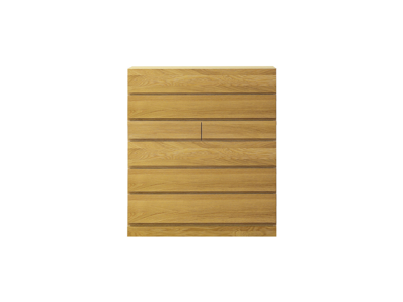(送料無料)レッチェ 105ハイチェスト WHITEOAK